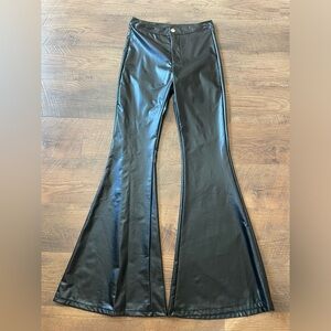 Size S Pleather bell bottoms